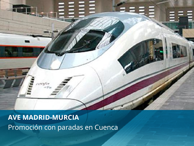 AVE Madrid-Murcia con paradas en Cuenca - imagen 1