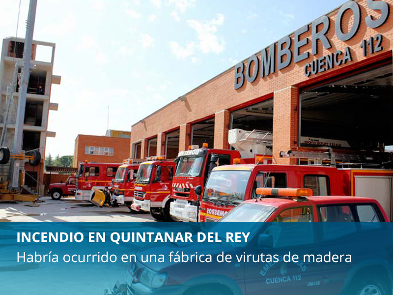 Incendio en Quintanar del Rey - imagen 1