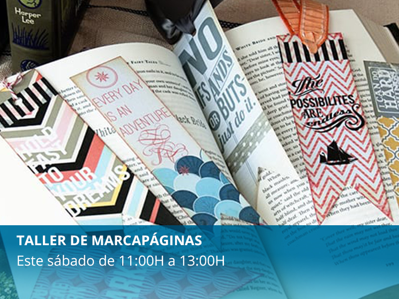 Taller de marcapáginas - imagen 1