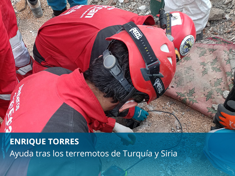 Enrique Torres ayuda en Turquía - imagen 1
