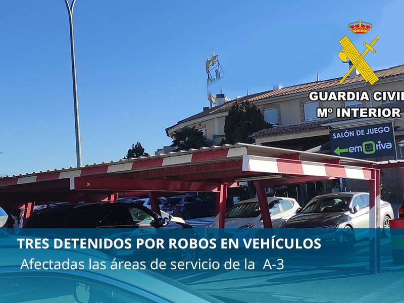 Detenidos por robos en la A-3 - imagen 1