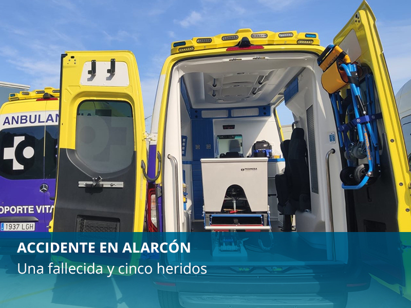 Accidente a la altura de Alarcón - imagen 1
