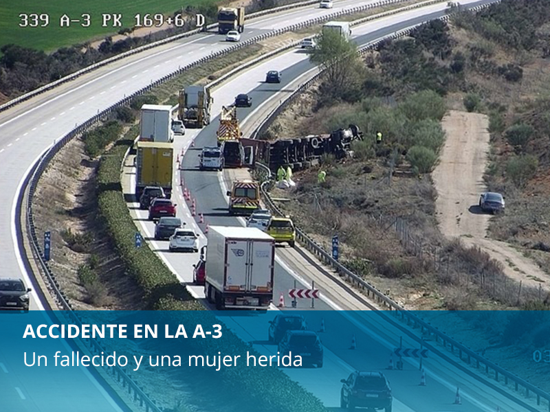Accidente en la A-3 - imagen 1