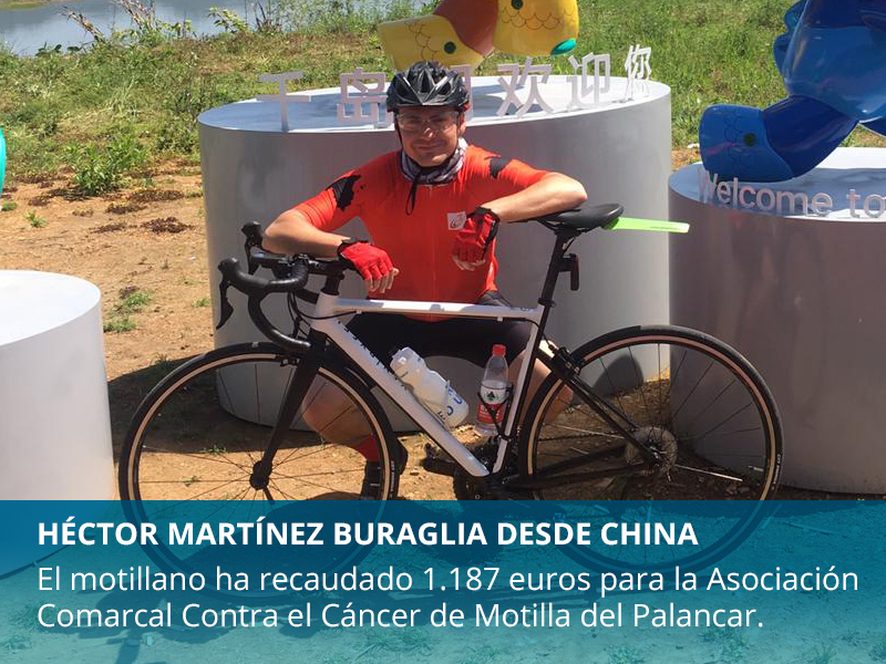 Un motillano recauda 1187 euros desde China - imagen 1