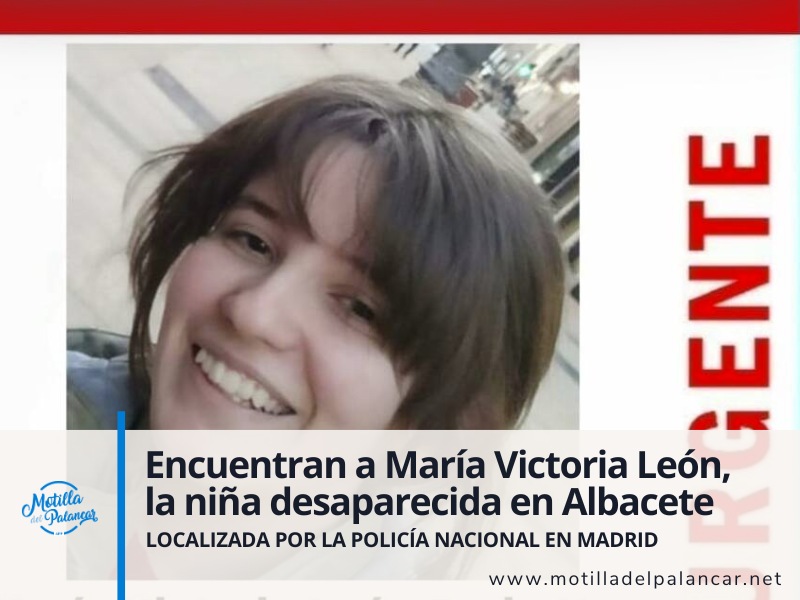 Encuentran a María Victoria León, la niña de 14 años desaparecida en Albacete - imagen 1