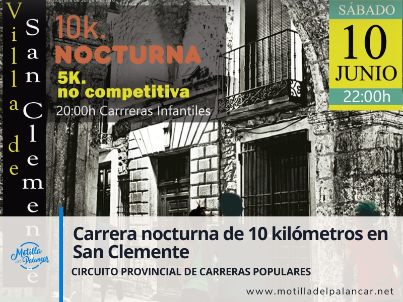 Carrera nocturna de 10 kilómetros en San Clemente - imagen 1
