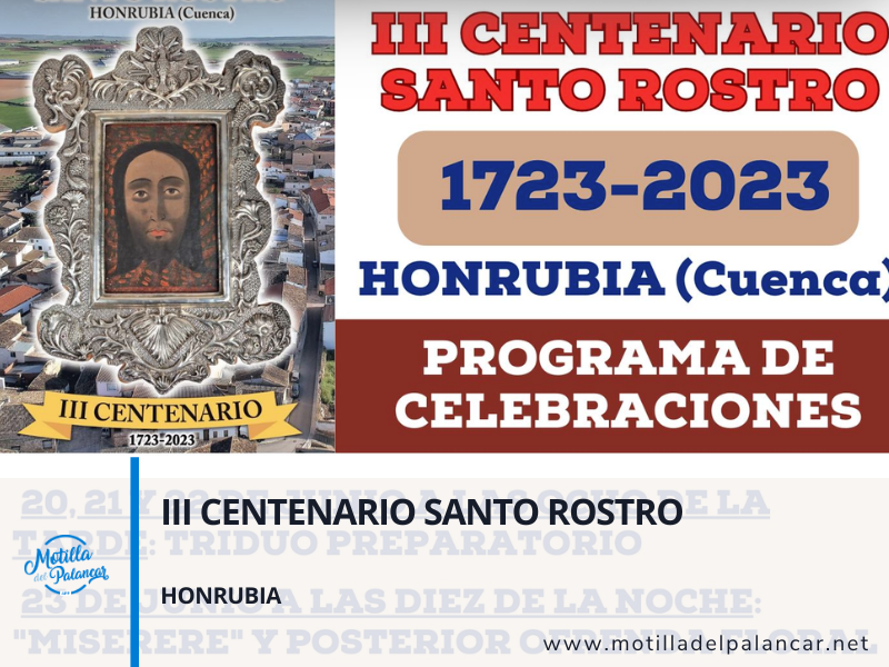 III Centenario del Santo Rostro - imagen 1