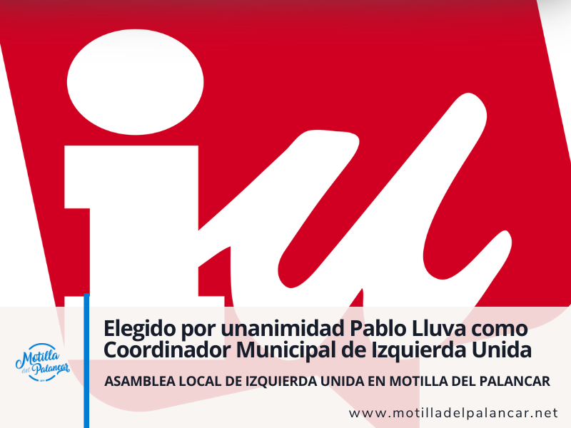 Elegido por unanimidad Pablo Lluva como Coordinador Municipal de Izquierda Unida - imagen 1