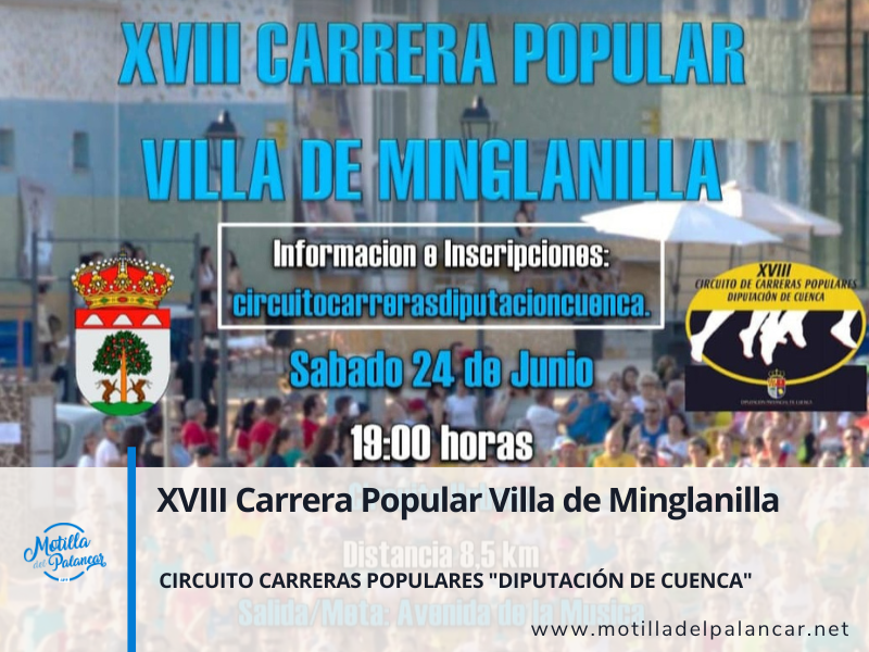 ¡No te pierdas la XVIII Carrera Popular Villa de Minglanilla! - imagen 1