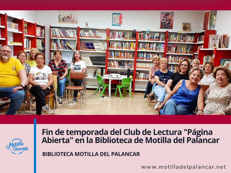Fin de temporada del Club de Lectura "Página Abierta" en la Biblioteca de Motilla del Palancar - imagen 1