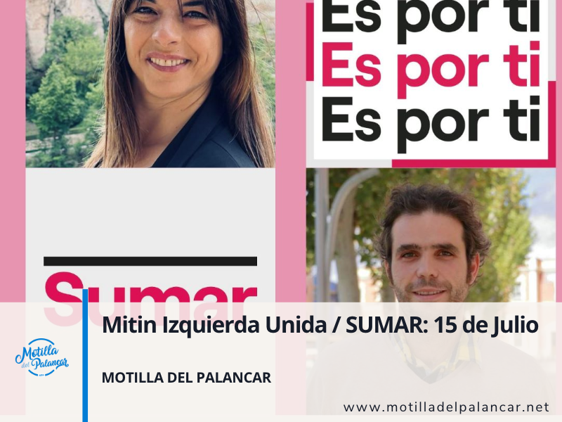 Mitin Izquierda Unida / SUMAR: 15 de Julio - imagen 1