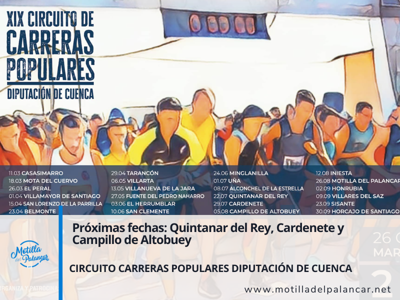 ¡No te pierdas las próximas citas deportivas en el Circuito de Carreras Populares de Cuenca! - imagen 1