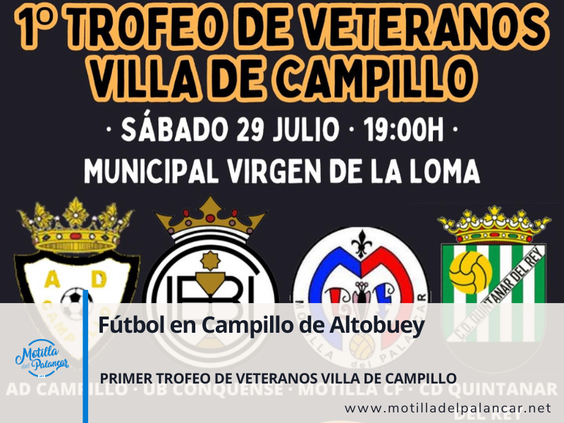 El primer "Trofeo Veteranos Villa de Campillo" reúne a equipos históricos en el Campo Municipal Virgen de la Loma - imagen 1