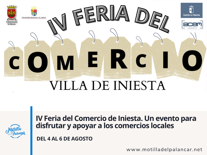 IV Feria del Comercio de Iniesta. Un evento para disfrutar y apoyar a los comercios locales - imagen 1