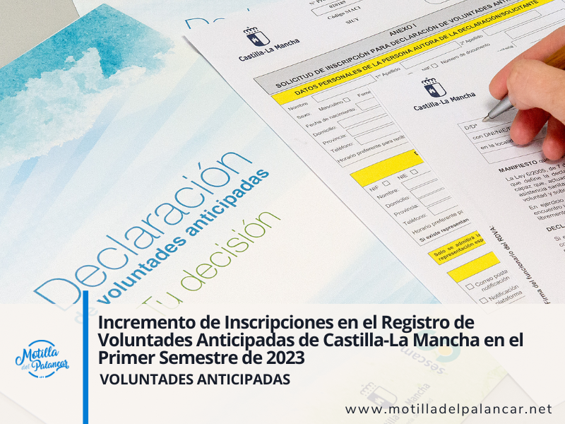 Incremento de Inscripciones en el Registro de Voluntades Anticipadas de Castilla-La Mancha en el Primer Semestre de 2023 - imagen 1