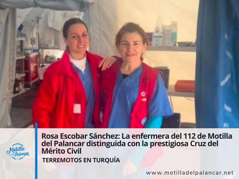Rosa Escobar Sánchez: La enfermera del 112 de Motilla del Palancar distinguida con la prestigiosa Cruz del Mérito Civil - imagen 1