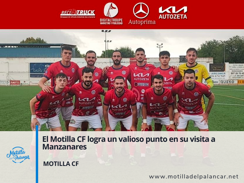 El Motilla CF logra un valioso punto en su visita a Manzanares - imagen 1