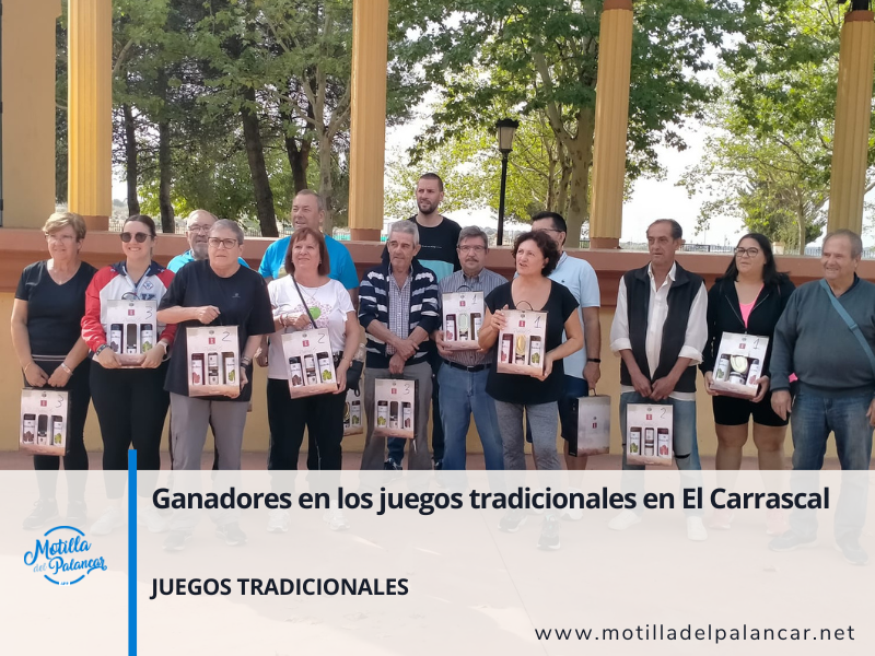 Ganadores en los juegos tradicionales en El Carrascal  - imagen 1