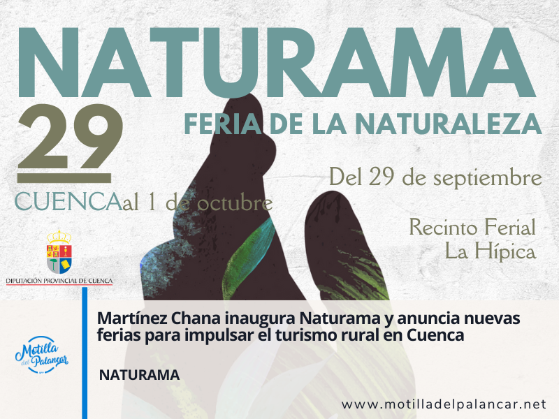 Martínez Chana inaugura Naturama y anuncia nuevas ferias para impulsar el turismo rural en Cuenca - imagen 1