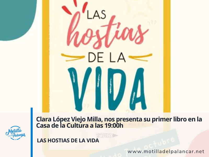 Clara López Viejo Milla, nos presenta su primer libro en la Casa de la Cultura a las 19:00h  - imagen 1