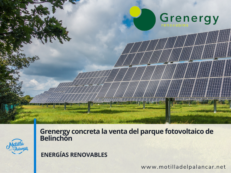Grenergy concreta la venta del parque fotovoltaico de Belinchón - imagen 1