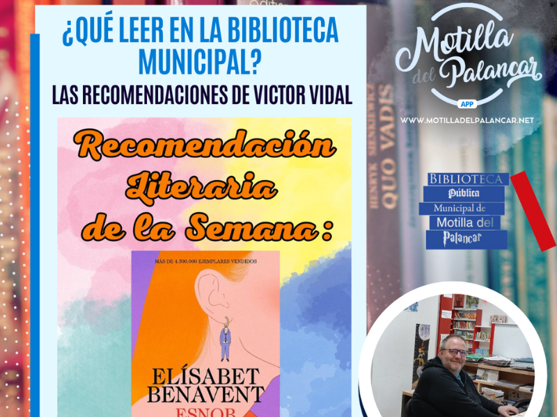 La recomendación semanal de Víctor Vidal: ¿Qué leer en la Biblioteca Municipal? - imagen 1
