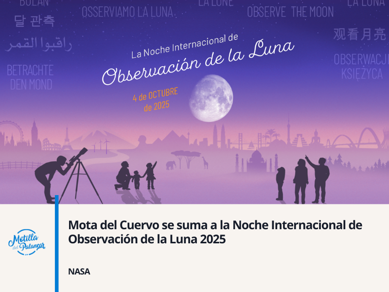 Mota del Cuervo se suma a la Noche Internacional de Observación de la Luna 2025 - imagen 1