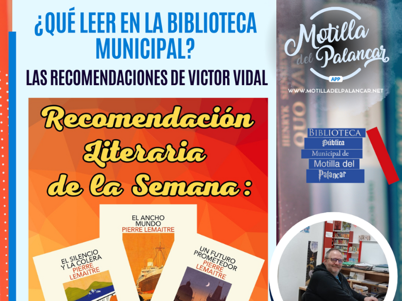 La recomendación semanal de Víctor Vidal: ¿Qué leer en la Biblioteca Municipal? - imagen 1