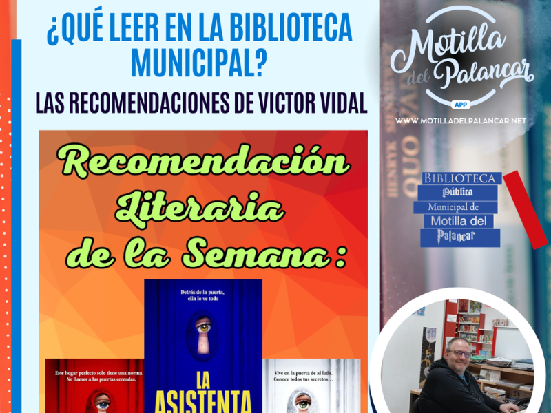 La recomendación semanal de Víctor Vidal: ¿Qué leer en la Biblioteca Municipal? - imagen 1