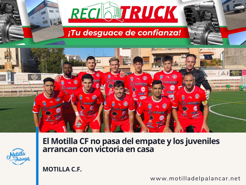 El Motilla CF no pasa del empate y los juveniles arrancan con victoria en casa - imagen 1