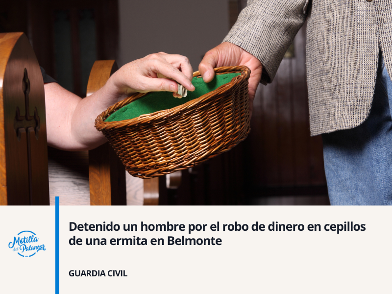 Detenido un hombre por el robo de dinero en cepillos de una ermita en Belmonte - imagen 1