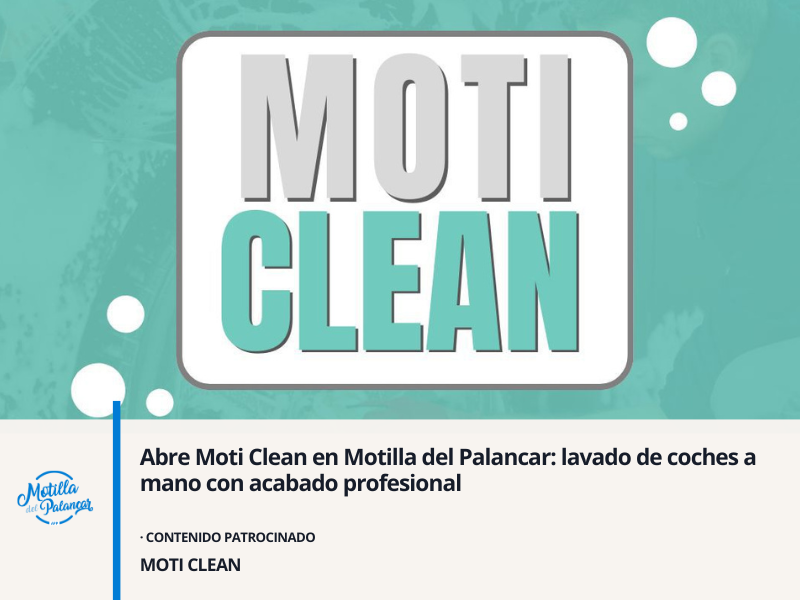 Abre Moti Clean en Motilla del Palancar: lavado de coches a mano con acabado profesional - imagen 1