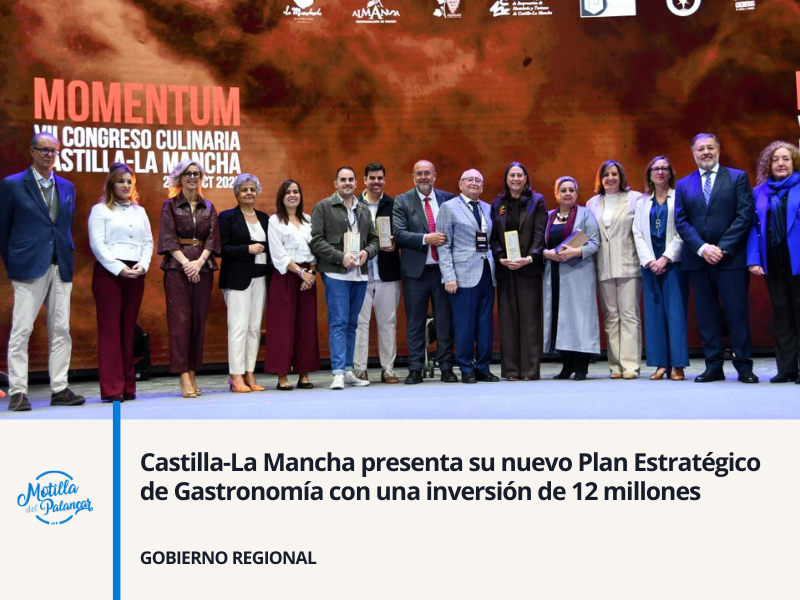 Castilla-La Mancha presenta su nuevo Plan Estratégico de Gastronomía con una inversión de 12 millones - imagen 1