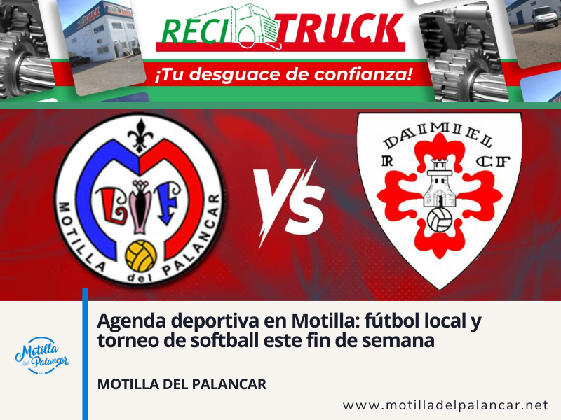 Agenda deportiva en Motilla: fútbol local y torneo de softball este fin de semana - imagen 1