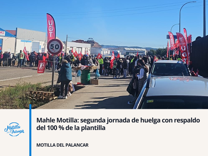 Mahle Motilla: segunda jornada de huelga con respaldo del 100 por ciento de la plantilla - imagen 1