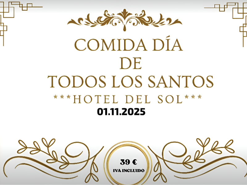 El Hotel del Sol celebra el Día de Todos los Santos con un menú especial en Motilla del Palancar - imagen 1