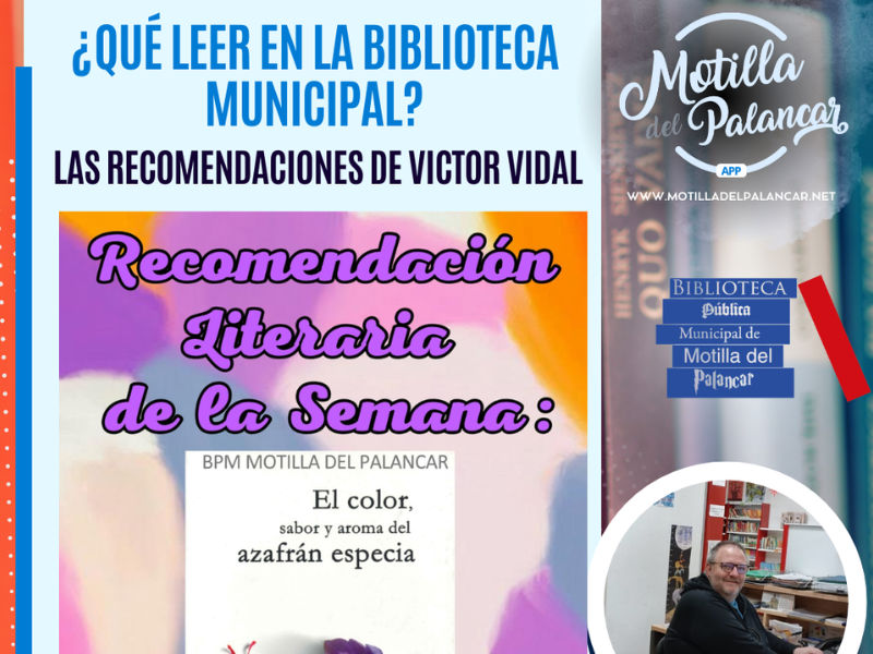 La recomendación semanal de Víctor Vidal: ¿Qué leer en la Biblioteca Municipal? - imagen 1