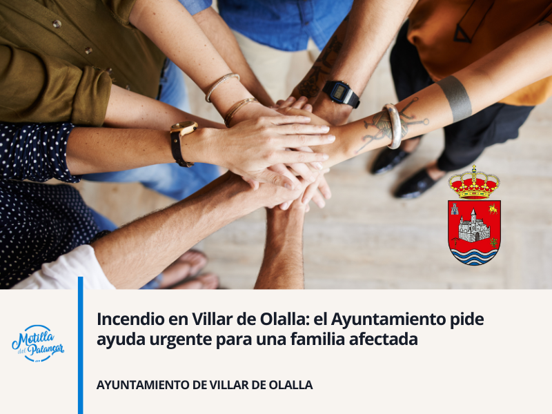 Incendio en Villar de Olalla: el Ayuntamiento pide ayuda urgente para una familia afectada - imagen 1