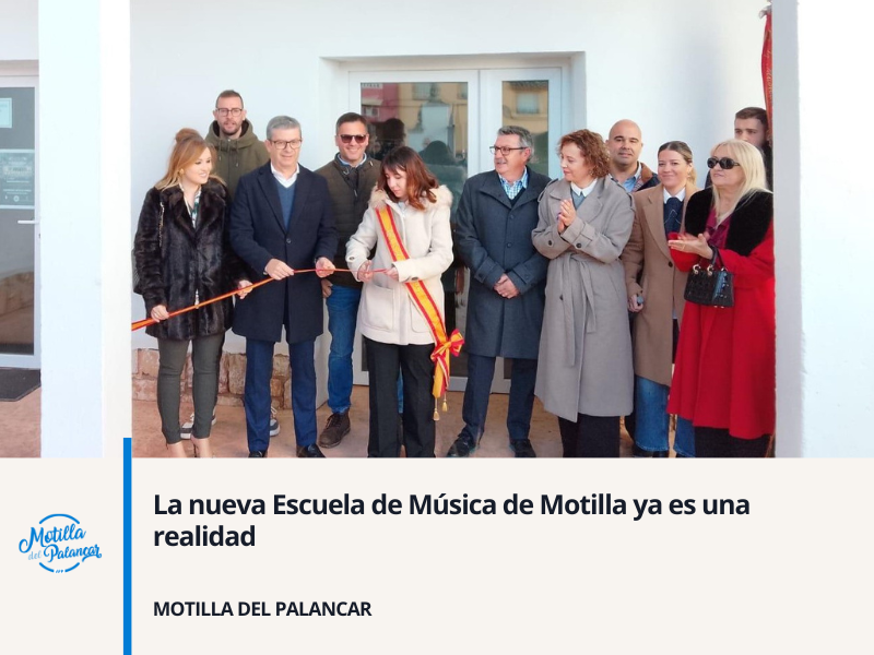 La nueva Escuela de Música de Motilla ya es una realidad - imagen 1