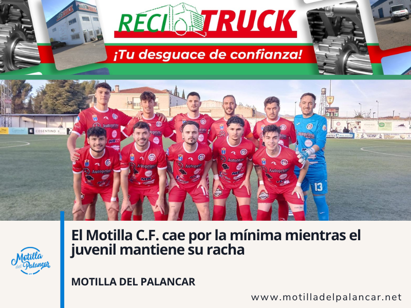 El Motilla C.F. cae por la mínima mientras el juvenil mantiene su racha - imagen 1