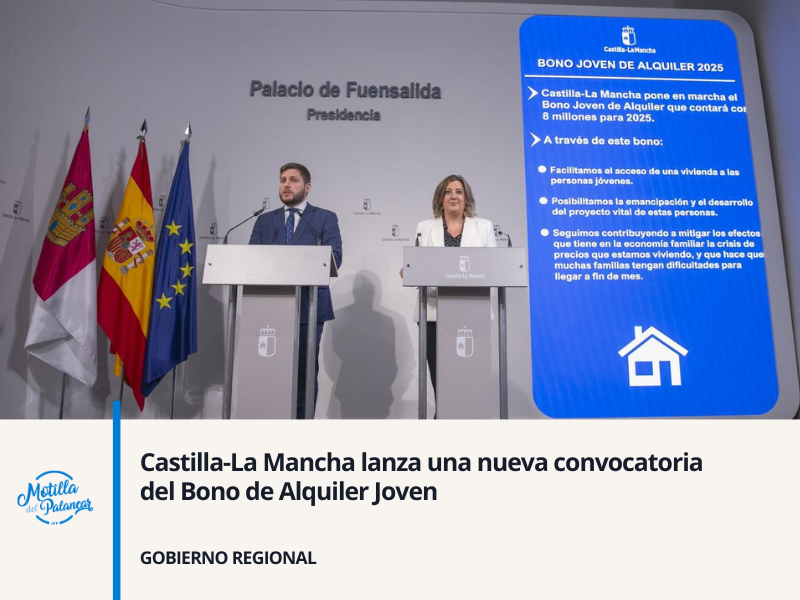 Castilla-La Mancha lanza una nueva convocatoria del Bono de Alquiler Joven - imagen 1