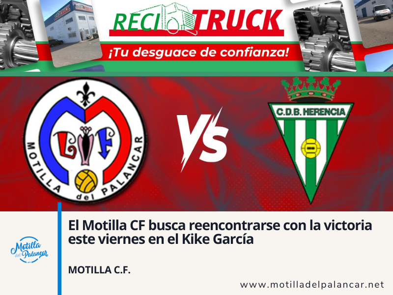 El Motilla CF busca reencontrarse con la victoria este viernes en el Kike García - imagen 1