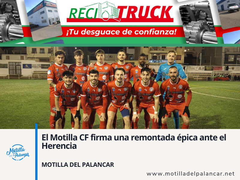 El Motilla CF firma una remontada épica ante el Herencia - imagen 1