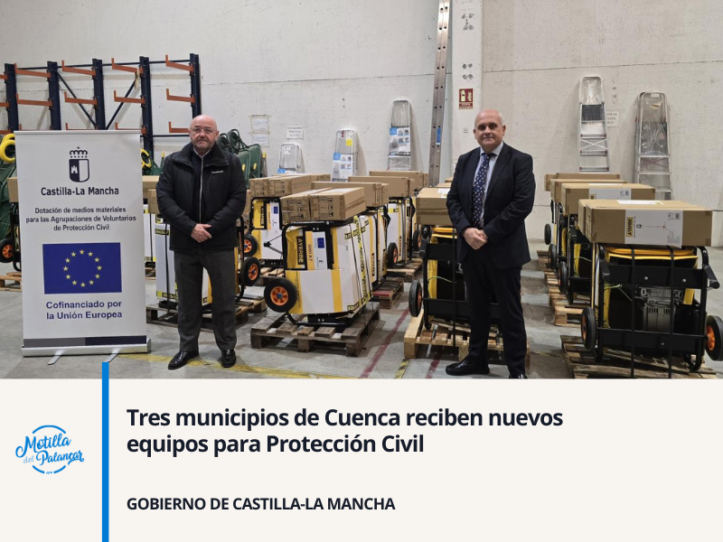 Tres municipios de Cuenca reciben nuevos equipos para Protección Civil - imagen 1