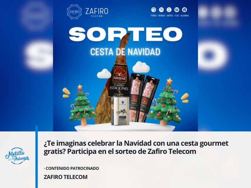 ¿Te imaginas celebrar la Navidad con una cesta gourmet gratis? Participa en el sorteo de Zafiro Telecom - imagen 1