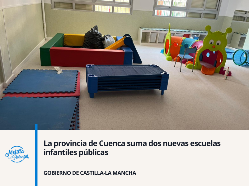 La provincia de Cuenca suma dos nuevas escuelas infantiles públicas - imagen 1