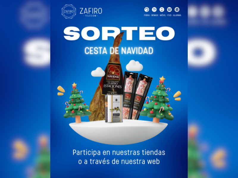 ¿Te imaginas celebrar la Navidad con una cesta gourmet gratis? Participa en el sorteo de Zafiro Telecom - imagen 1