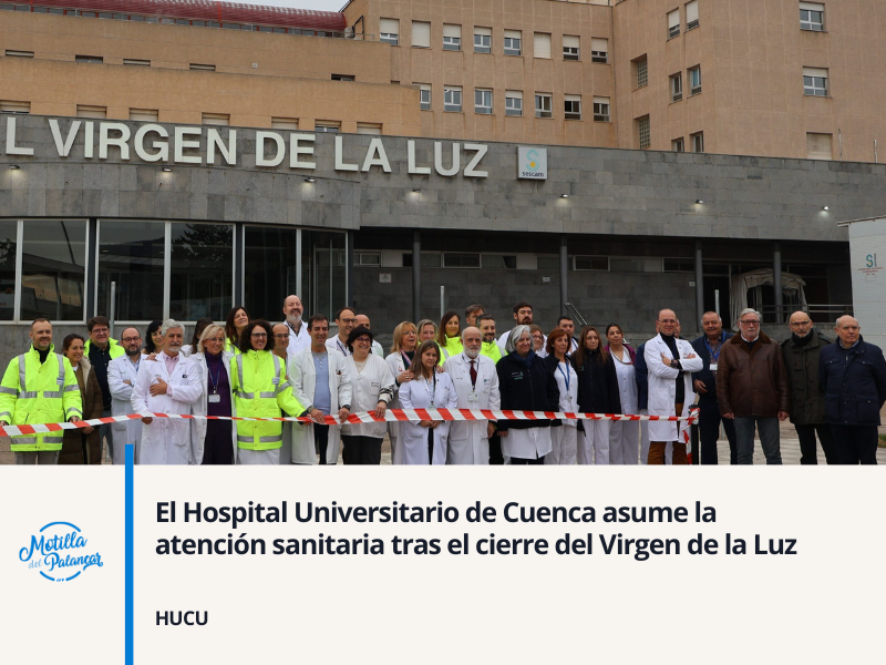 El Hospital Universitario de Cuenca asume la atención sanitaria tras el cierre del Virgen de la Luz - imagen 1
