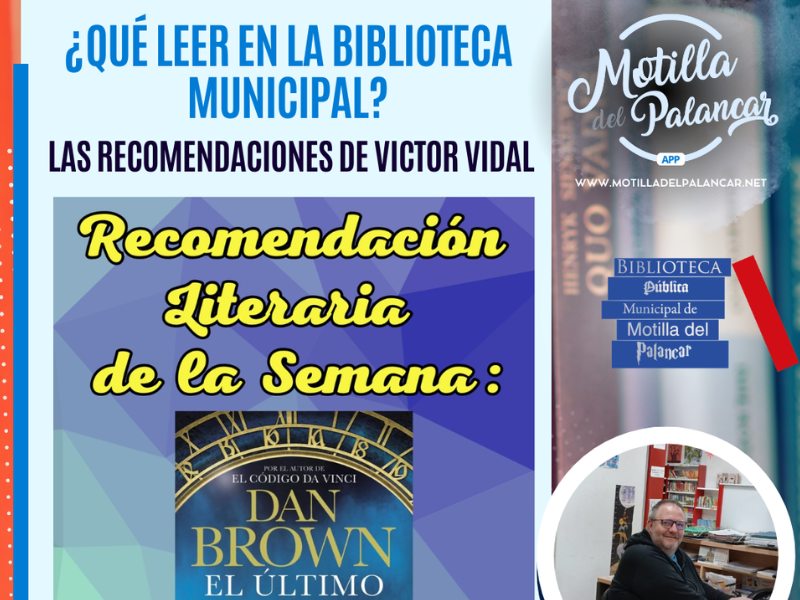 La recomendación semanal de Víctor Vidal: ¿Qué leer en la Biblioteca Municipal? - imagen 1