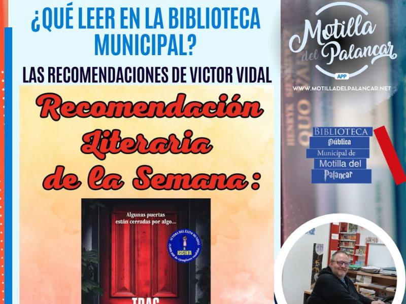 La recomendación semanal de Víctor Vidal: ¿Qué leer en la Biblioteca Municipal? - imagen 1